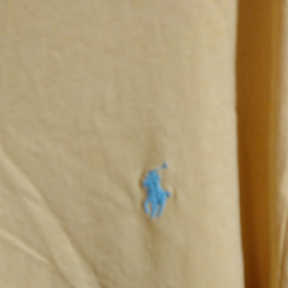 Polo by Ralph Lauren Soft And Comfortable Yellow Tee - Picture 2 of 4